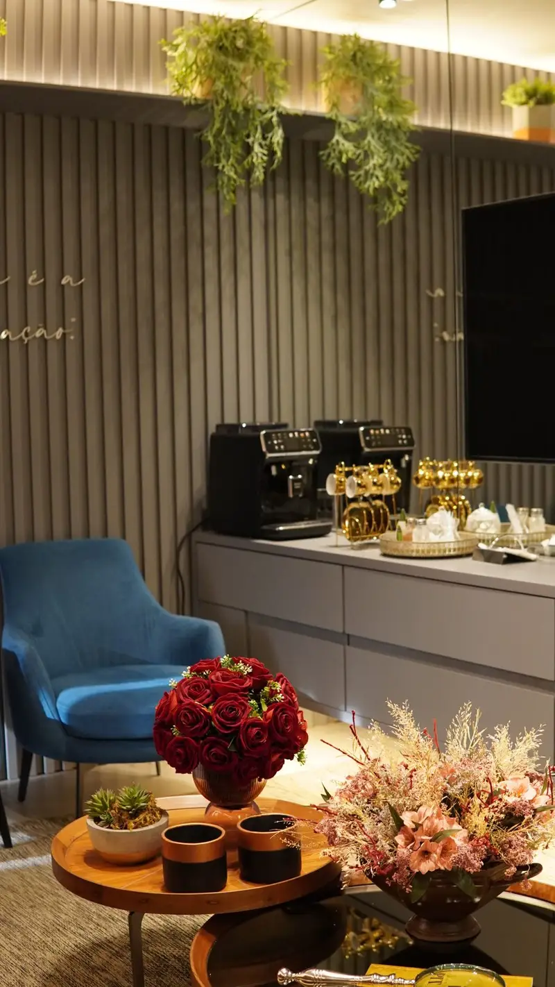 Coffee corner in the waiting room