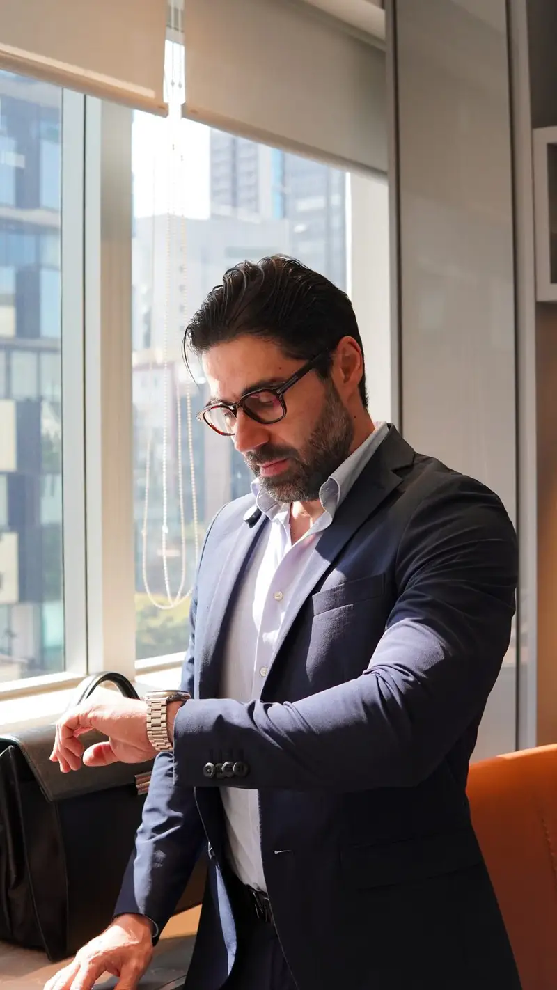 Dr. Roger Vieira in his office